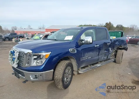 2017 Nissan Titan Xd Sl Diesel из США, поврежденный, VIN 1N6BA1F42HN557588